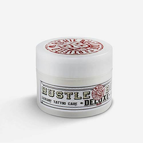 Hustle butter deluxe is a good tattoo aftercare product that's petroleum-free
