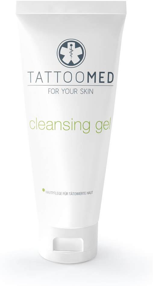 tattoomed's cleansing gel is a vegan aftercare gel wash