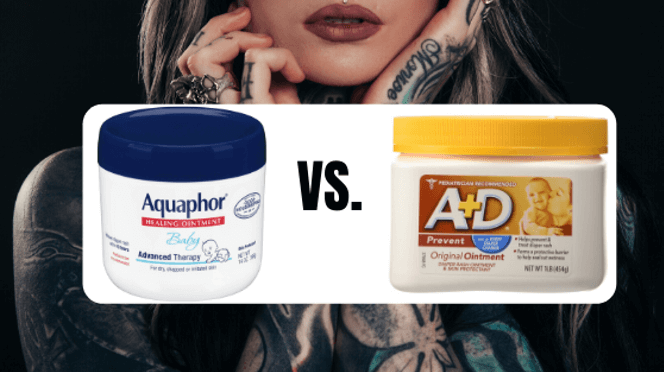 aquaphor vs a+d ointment graphic